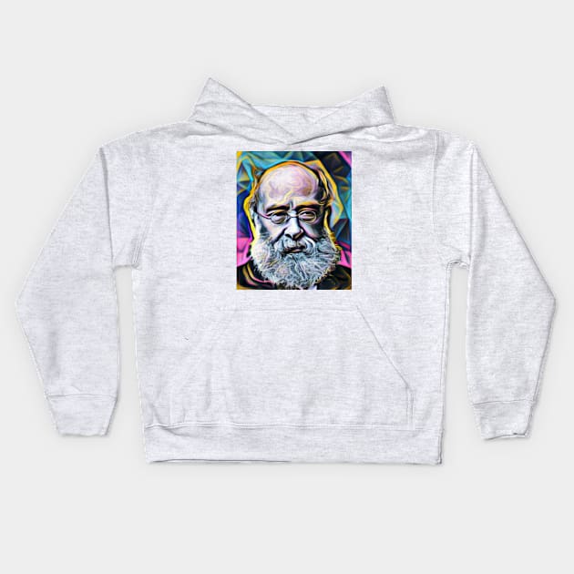 Anthony Trollope Portrait | Anthony Trollope Artwork 4 Kids Hoodie by JustLit